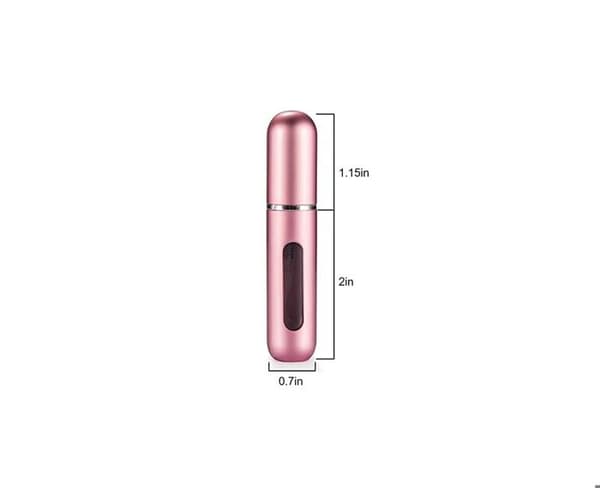 Mini Portable Refillable Empty Perfume Atomizer with Bottom Pump for Travel and Outings, 3-Piece Set
