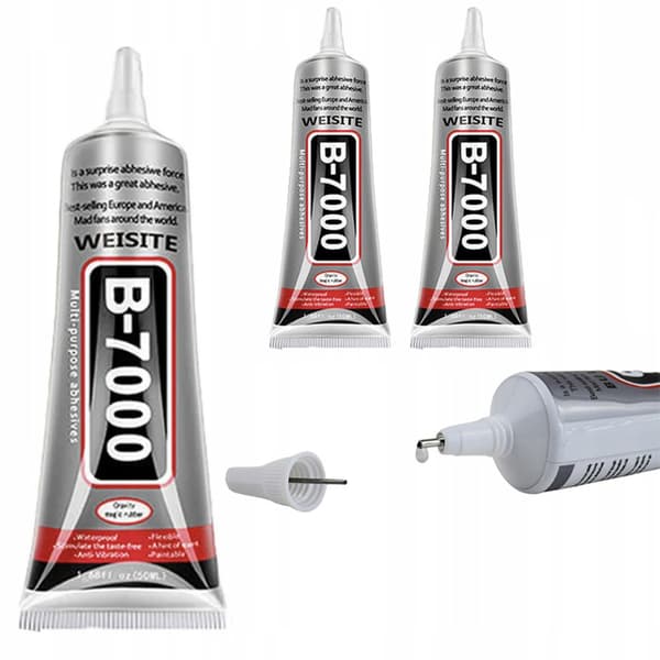 Universal Adhesive B-7000 3X110Ml – Precision Applicator | Strong Adhesion | for Electronics, Glass, Plastic, Metal