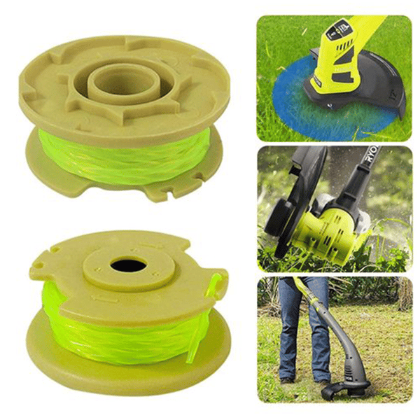 Erstatningsspoler for RYOBI Trimmer, 4-pakning Grønn