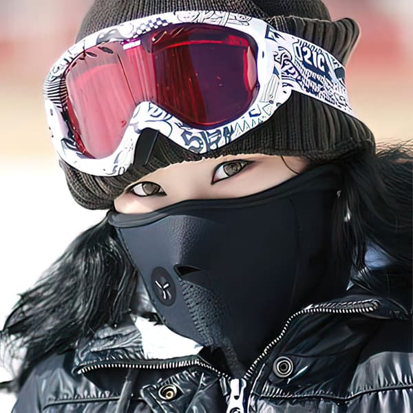 Face Mask with Valve / Ski Mask / Motorcycle Mask - Neoprene