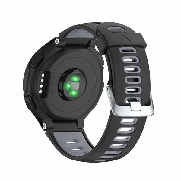 Garmin Forerunner 220/230/235/620/630/735XT armbånd Sort/Grå