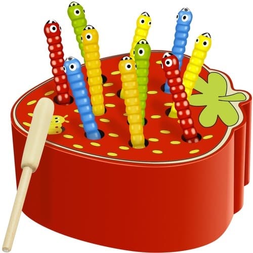 Fishing Game for Children - Worms