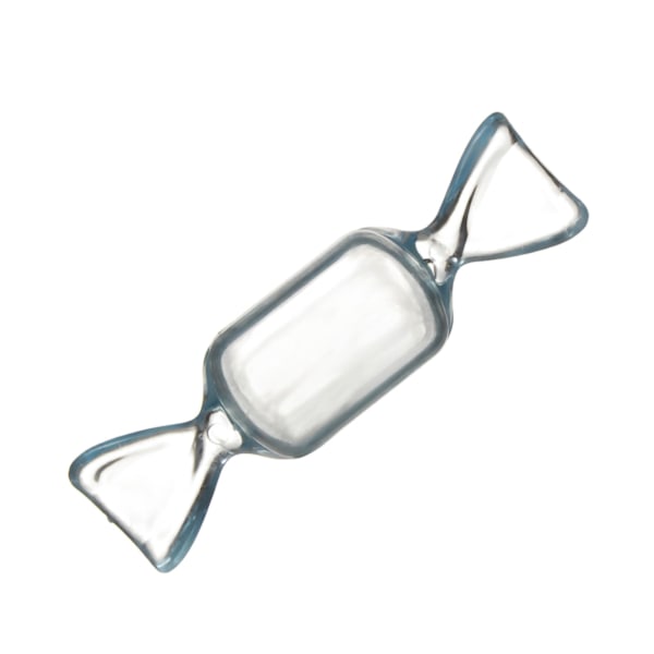 Godisformad förvaringslåda Innovativ tecknad transparent smyckesbehållare för örhängen Godis Ringar Pärlor Transparent Ca. 8,5x2,5cm / 3,3x1,0in