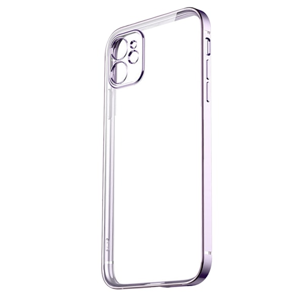 Kristallklart kompatibelt med iPhone 12 iPhone 13-fodral, icke-gulnande slim fit ultratunt mjukt silikon stötsäkert kompatibelt med iPhone 12, 13