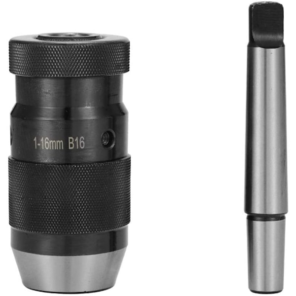Borrchuck nyckellös borrchuck 1-16mm B16 med konisk dorn MK2 drivflikflikCondition:Ny