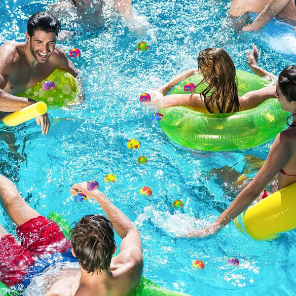 Vattenboll 8 stycken, Vattenleksak Barn, Vattenbomber Återanvändbar Poolleksak Vattenleksak Barn Utomhus Strandboll Set Perfekt för Pool, Vatten, Strand och Hav