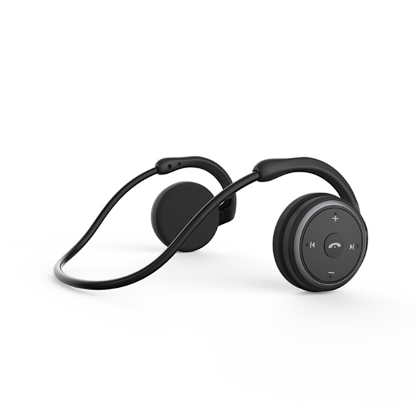 Bluetooth-hörlurar sport - trådlösa hörlurar på örat med tydlig röstupptagningsteknik och ekokancelleringsmikrofon för gym, sport,