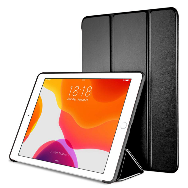 iPad 9.7 Fodral 2018 iPad 6:e generationens fodral/2017 iPad 5:e generationens fodral, lätt smart cover med mjukt TPU-bakskydd för iPad 9.7 2018/2017 Auto