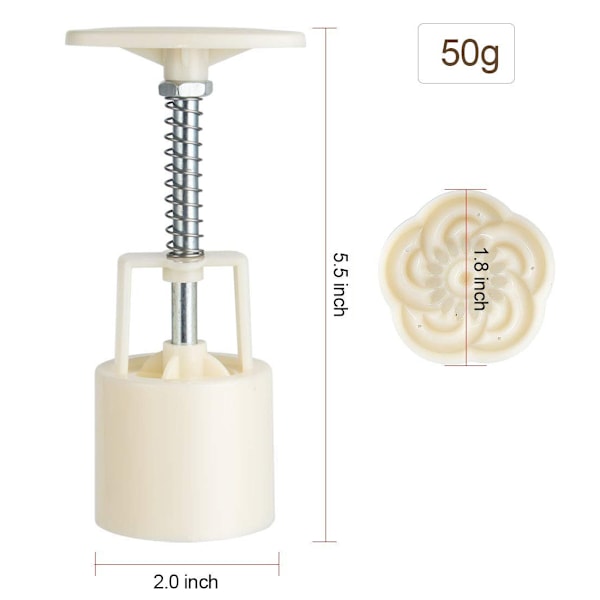 Kakstämpel Månkakform Stämplar, Kakpress Midhöstfestival DIY Dekoration Press Kakskärare Form (50g 6st Stämplar)