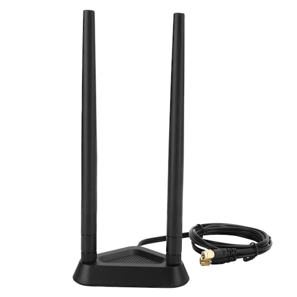 Antenn RPSMA hane till hona förlängningskabel Nätverksrouter Wifi-kabel Bas 1,1 meter (förlängningskabelbas och 8DB-antenn)