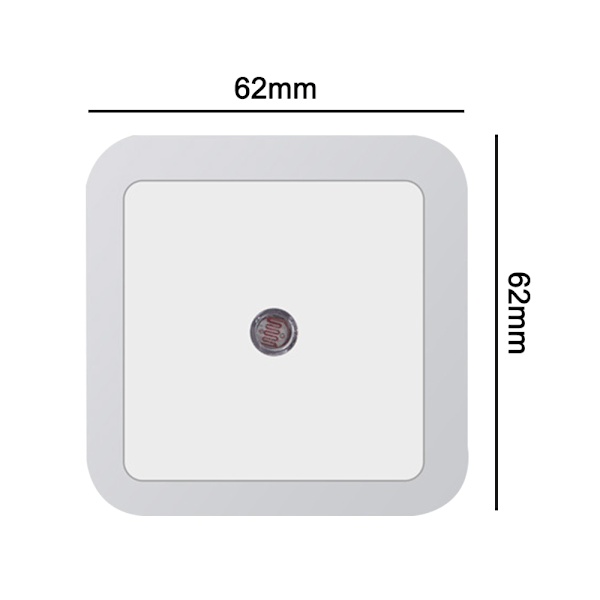 6-pack LED-nattlampa, Plug-in Super Smart Dusk to Dawn Sensor, Nattlampor Lämpliga för Sovrum, Badrum,