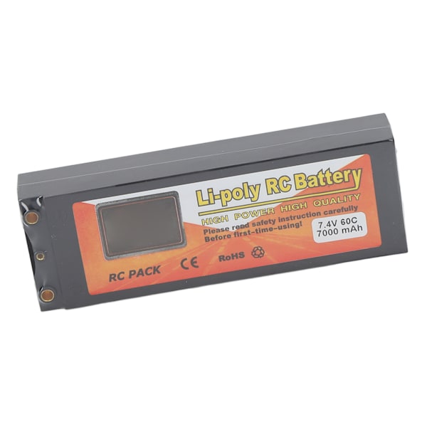 Li Poly RC-batteri 2S 60C 7000mAh 7,4V Li Poly-batteri med XT60-kontakt för 1/10 1/8 bilmodell