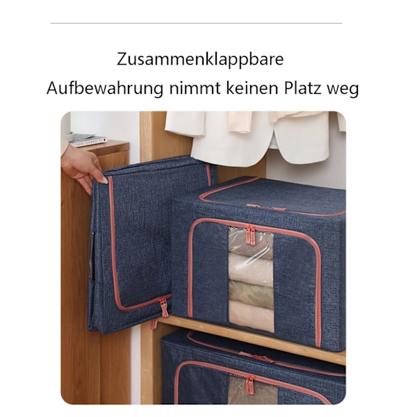 Fällbar förvaringslåda i tyg