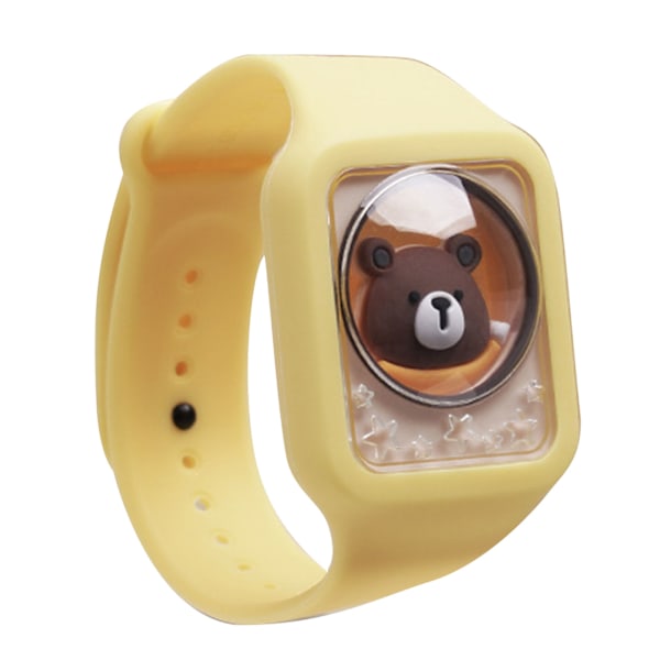 Gul avvisande armband läckagefri långvarig mångsidig säker anti-bitande avvisande handledsband för barn utomhus