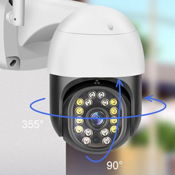 16Led 1080P Kamera Wifi Ip Kamera De Surveillance Vision Nocturne Maison Securite P66 Etanche Ptz Controle STOL