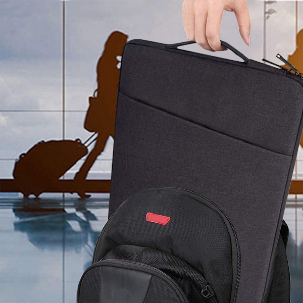 Laptopfodral kompatibel med bärbar dator, dator, vattenavvisande skyddande bärväska med ficka