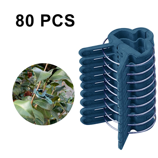 Trädgårdsklämma för ympning av plantor, blommor och trädgårdsdekoration, trädgårdsklämma i valfri storlek, fjäderklämmor för växter, stjälkstöd