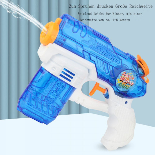 Vattenpistol för barn och vuxna - 2-pack vattenpistol med lång räckvidd Super Water Blaster Soaker Vattenspruta Sommar Utomhus Simbassäng Strand Sand Vatten