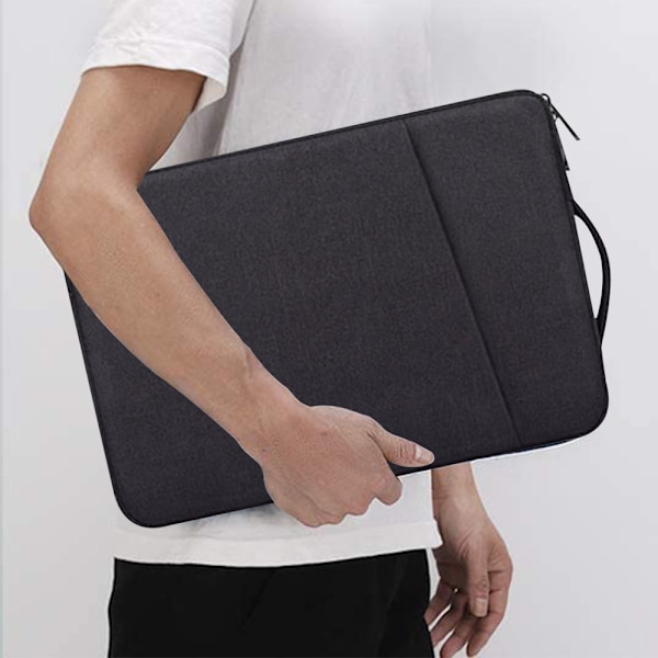 Laptopfodral kompatibel med bärbar dator, dator, vattenavvisande skyddande bärväska med ficka