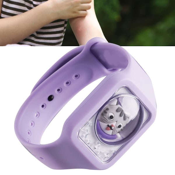 Lila repellent armband läckagefri långvarig mångsidig säker anti-bit repellent handledsband för barn utomhus