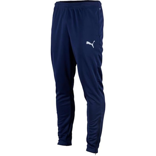 Puma Teamrise poly treenihousut lapsille - tummansininen marinblå 10 år
