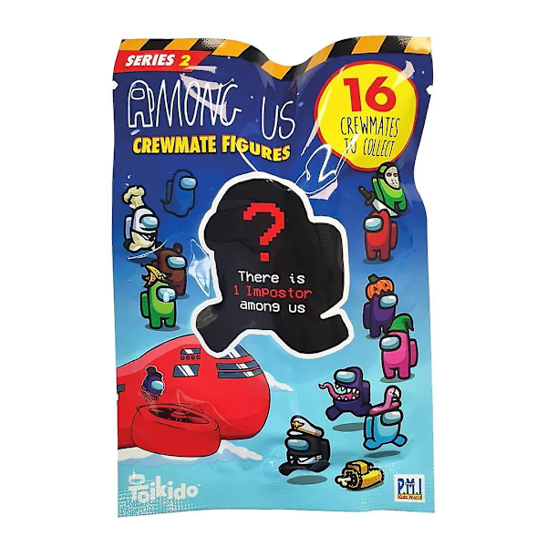 6-pack Among Us Besättningsfigur-Mystery Bag S2