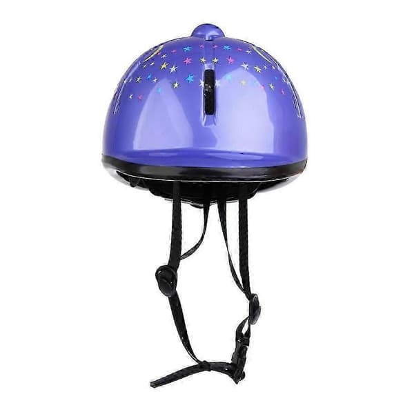Justerbar ridhjälm för barn, huvudskydd[mo] Purple