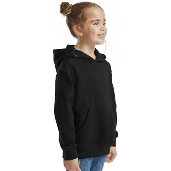 Barn-Hoodie | Myk Hettegenser for Barn Erling Haaland svart black 9-11 År