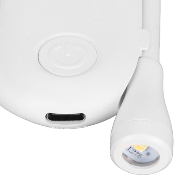Mini Clip-On -lamppu USB Ladattava 3 Valotilaa Lukuvalo 360 Asteen Joustavalla Varrella Matkailuun ja Retkeilyyn {GKS}