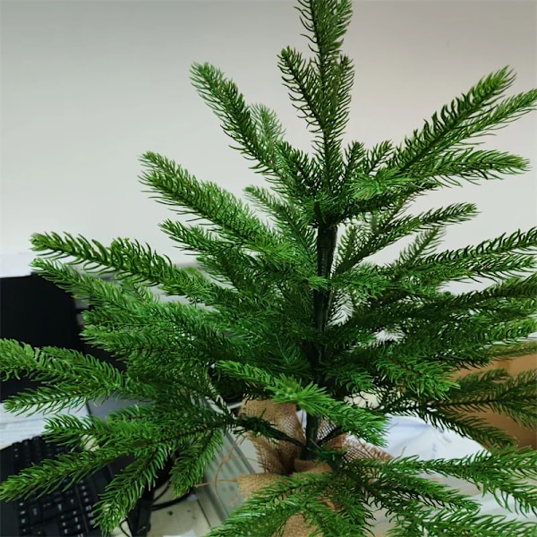 Liten Juletre 45Cm/60Cm PVC Plysj Hjem Jul Party Atmosfære Juletre Med Lys Hjem Høy Skjønnhet Dekorasjon Christmas tree 0.6M