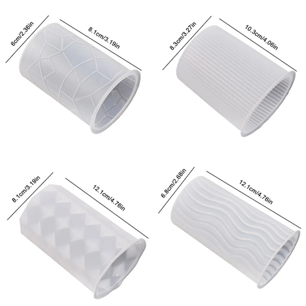 st silikonljusformar, gjutningsljusformset, DIY-ljusform silikonform gjutningssilikonform