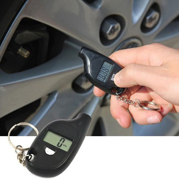 Digitaalinen LCD-rengaspainemittari, kannettava mini-LCD-rengaspainemittari autoon, polkupyörään, moottoripyörään, korkea laatu
