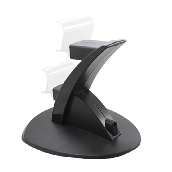Opladningsstation til PS4 - Oplader Controller /Playstation Controller Black Svart