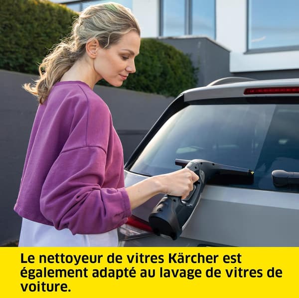 Fönstertvätt Vit Edition Batteritid 35 min LED-display 1 Skrapa Mikrofiberspruta