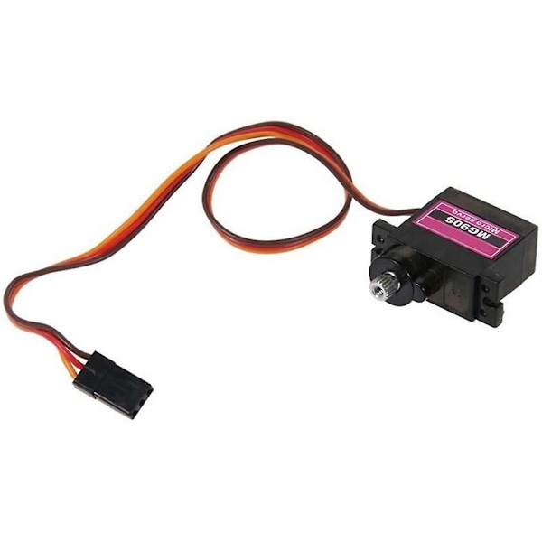 4kpl Mg90s Micro Metal Gear 9g Servo Rc-lentokoneeseen Helikopteriautoon 360