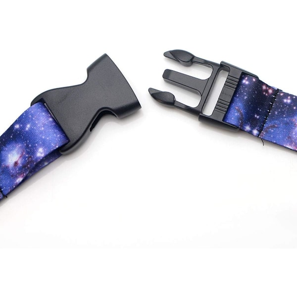 Lila Galaxy Lanyard for Keys Work ID-hållare 20,3\" Lång för ZQKLA