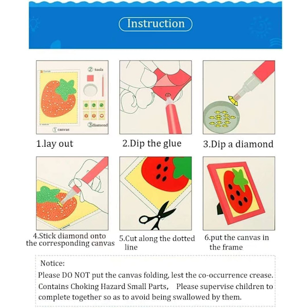 9 kpl 5D Pisto DIY Timanttimaalaustarra-sarjoja, Lilo DIY Luova Timanttimosaiikkitarra