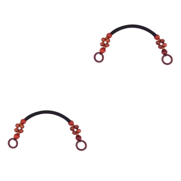1/2/3 Träpärlväska Handtag Väskrem Handväska Handtag Trä 48cm[mo] Wood 48cm 3Set