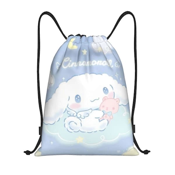 Cinnamoroll (7) Snørepose Studenterlomme Drenge Pige Rygsæk Opbevaring-ML2207 S S