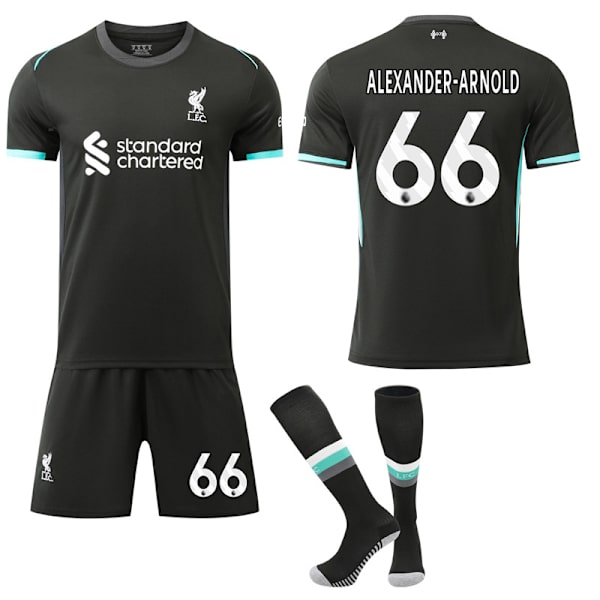 Liverpoolin Vieraspaidat Lapsille ja Aikuisten Kokosetti Nro 66 Alexander-Arnold Nro 66 Alexander-Arnold No.66 Alexander-Arnold 18