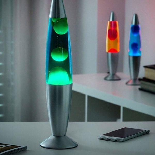 Lavalamp - Blå Blå