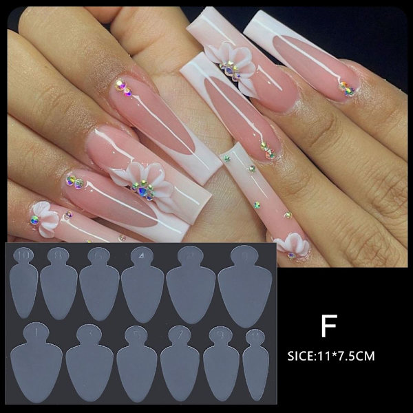 Fransk Form Dubbel Dekal Nagelform CC C C