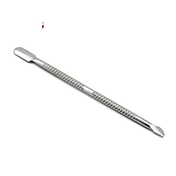 1 st/förpackning Rostfritt stål nagelbands-pusher Hudborttagare Manikyr nagel silver nagelsalong nagelbands-pusher för nagelverktyg