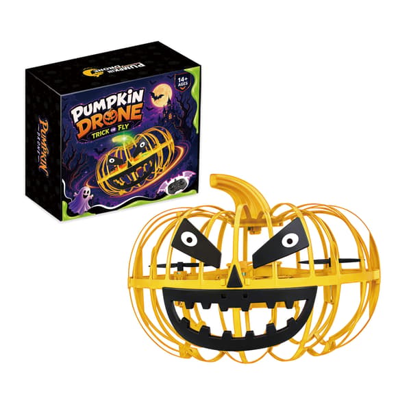 Lysende gresskarflygemaskin, fjernstyrt gresskardrone, Halloween-kostymegave
