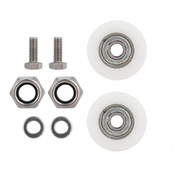 30 mm diameter Elite drivhusdør hjul udskiftningssæt【mo】