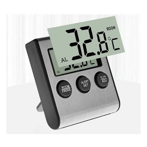 Total Udsalg Frysertermometer Realtids Køleskabstemperaturovervågning Alarm