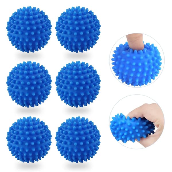 Torkbollar, 6-pack, tvättbollar för kläder [mo]