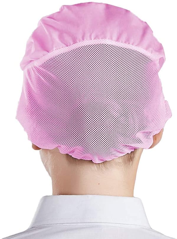 3 st Kockmössa Kökshuva Matservering Hårnät (54-56 cm), Rosa