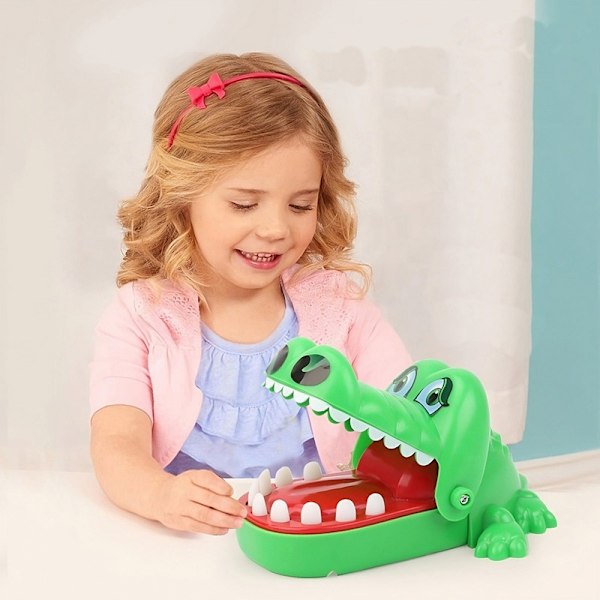 Krokodil Tandläkare Spel Familjespel Barnspel Partyspel