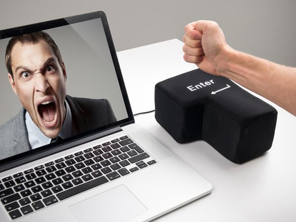 Afreagerings pude Big Enter Key sort black one size